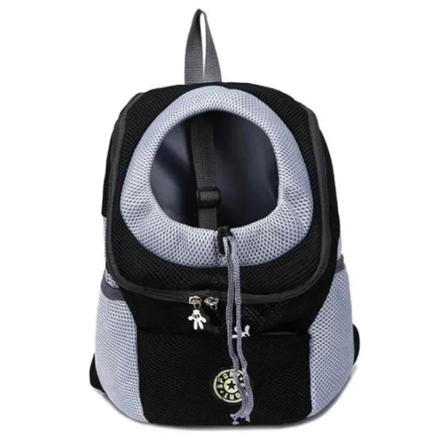 Sac à dos noir et gris pour transporter votre Chihuahua – Pratique et confortable pour emmener partout votre petit chien ou chat