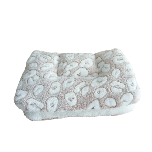 Matelas pour Chien : Tapis Rembourré Beige Tâches